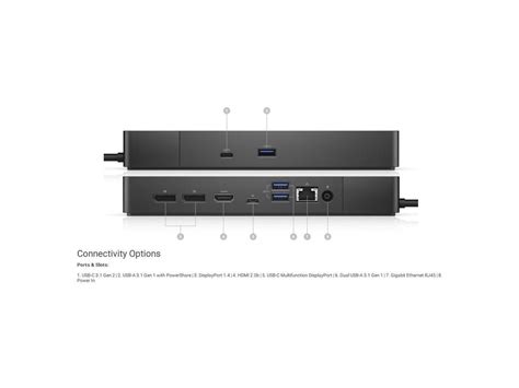 Dell Dock- WD19 130w Power Delivery 180w AC DELLWD19S180W - Newegg.com