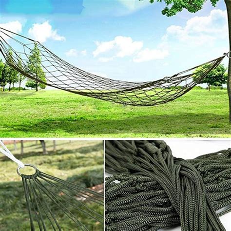 Portable Outdoor Sport Hammock, Outdoor Camping Hammock Mesh Net for ...