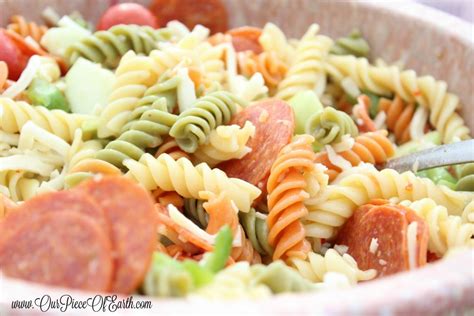 The Best Garden Fresh Pasta Salad Recipe - Our Piece of Earth