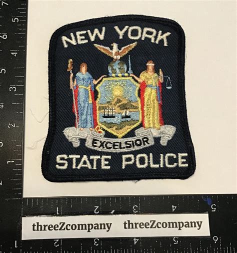 Vintage New York State Police Trooper Highway Patrol Patch NY | #2932049614