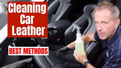 Cleaning Car Leather: BEST methods for professional results - YouTube