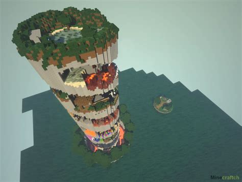 Parkour Spiral 2 – карта спиральный паркур 2 для Minecraft 1.12.2 ...