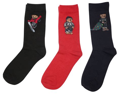 Polo Ralph Lauren - Polo Kids Socks for Boys 3-Pack Crew Dress Sock ...