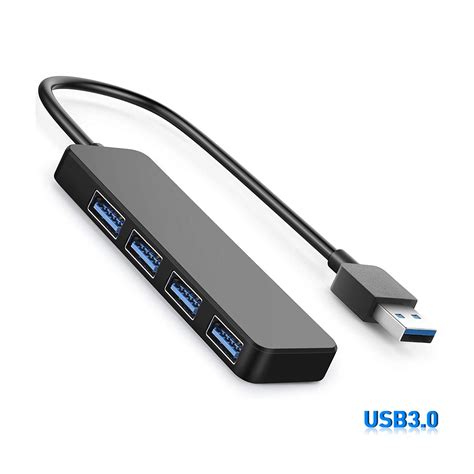 4-Port High Speed Portable USB Hub - PrimeCables