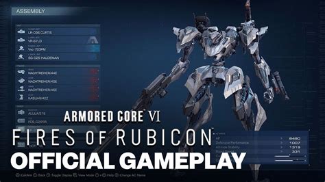 ARMORED CORE VI FIRES OF RUBICON Gameplay - YouTube