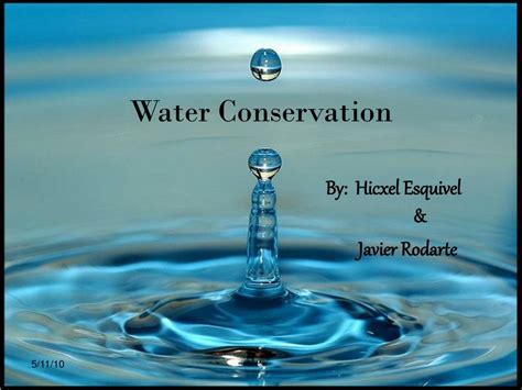 PPT - Water Conservation PowerPoint Presentation, free download - ID:66316