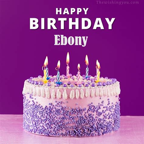 100+ HD Happy Birthday ebony Cake Images And Shayari