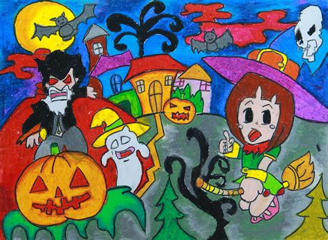 Tổng hợp hơn 65 về vẽ tranh phù thủy halloween hay nhất - camera.edu.vn