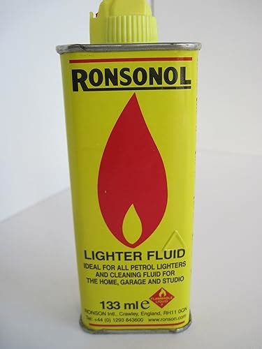 RONSON Lighter Fluid - 133ml RONSONOL Can: Amazon.co.uk: Sports & Outdoors