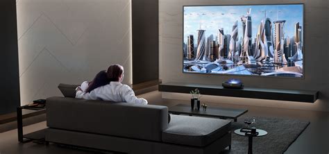 Hisense 100L10E 100-Inch 4K UHD Smart Laser Projector TV With Screen ...