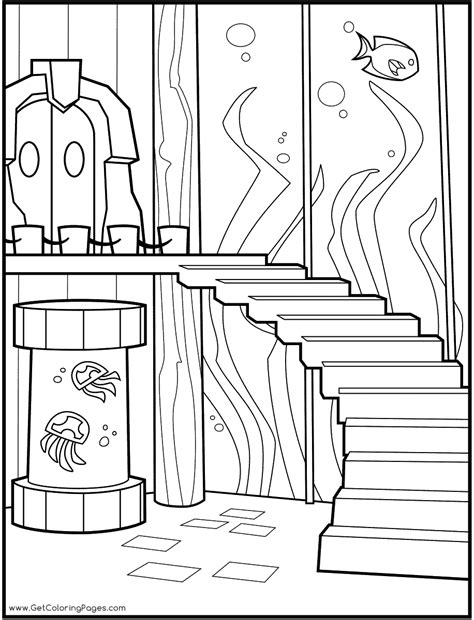 Aquarium Coloring Pages at GetDrawings | Free download