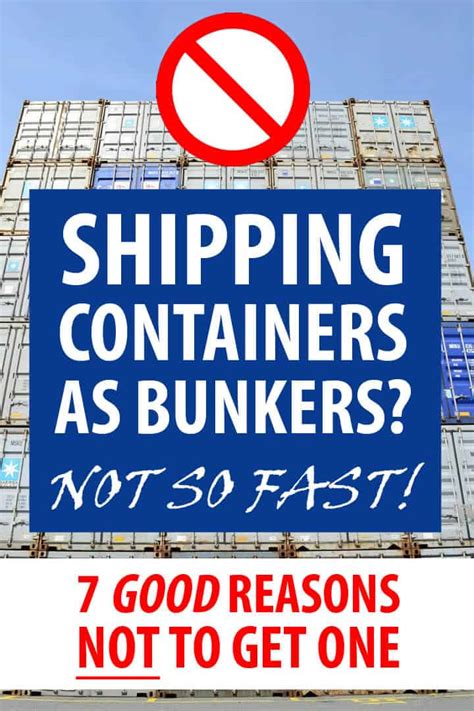 Burying Shipping Containers as Bunkers? Don't Do It!