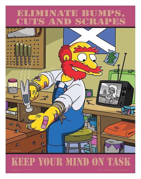 Cool Safety Images Hand Safety Simpsons Posters Safety Posters | Images and Photos finder