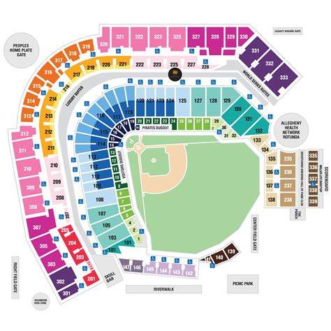 Pirate Stadium Seating Chart