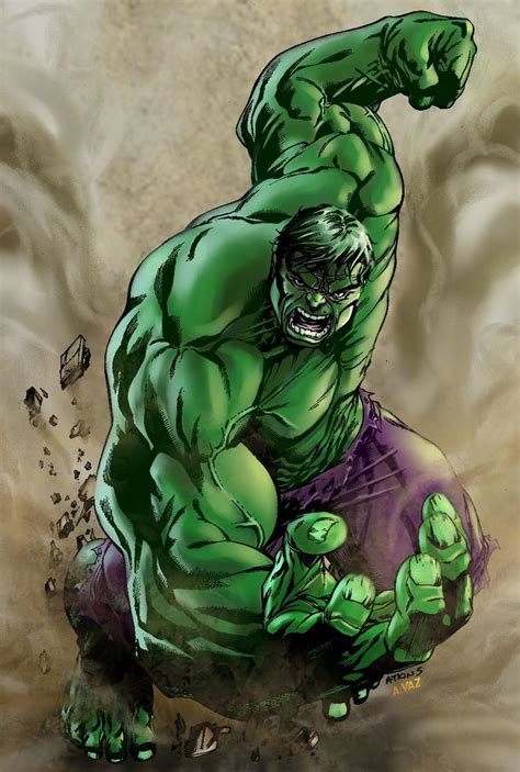 Incredible Hulk - Art by Robert Atkins by Andre-VAZ on DeviantArt