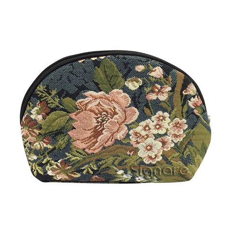 Signare Fashion Canvas/Tapestry Cosmetic Bag/Make-up Bag in Floral ...