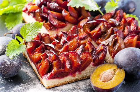 Zwetschgenkuchen (German Plum Cake) - The Daring Gourmet