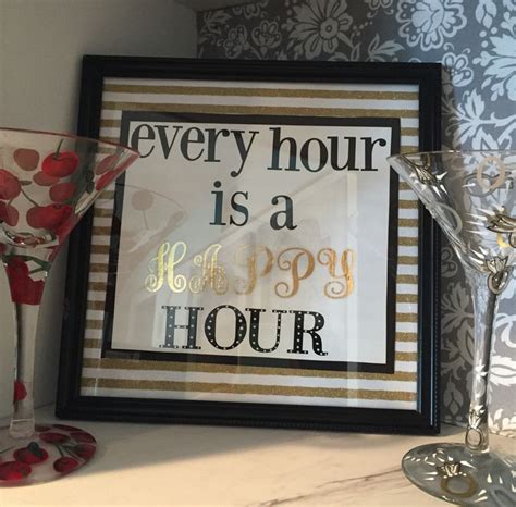 Happy hour sign 🍸 | Frame, Happy hour, Diy