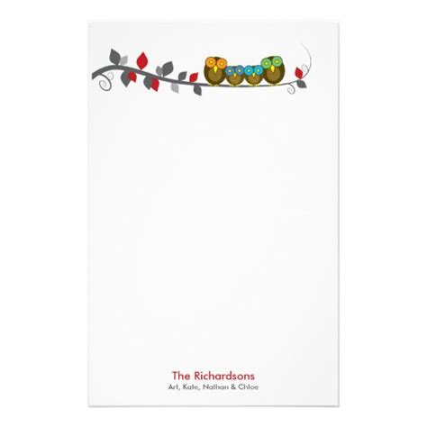 Personalized Family Stationery | Zazzle