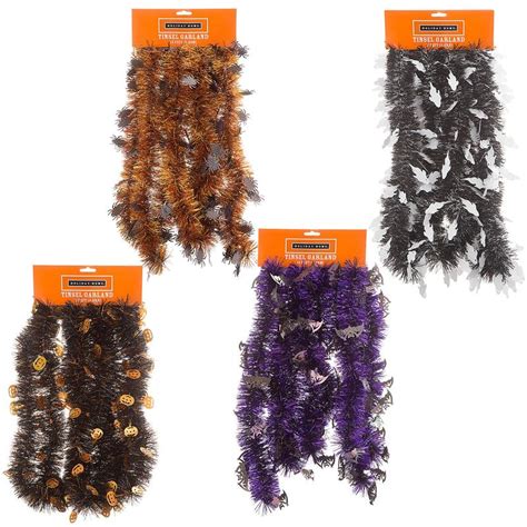 Halloween Tinsel Garland - Halloween - Holiday Crafts - Factory Direct Craft