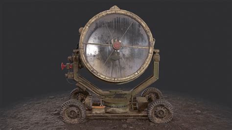 3D Military Searchlight USSR on Behance