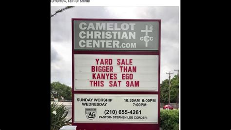 Church's funny, creative marquee signs go viral - YouTube