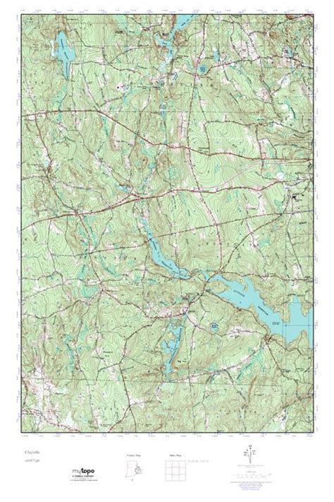 MyTopo Clayville, Rhode Island USGS Quad Topo Map