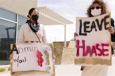 Protesters demand NTUA boss be placed on leave without pay - Navajo Times