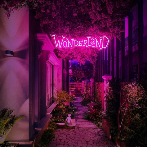 Wonderland Neon Sign Neon Wedding, Wedding Signs, Wedding Day, Ibiza, Neon Tube Lights, Garage ...