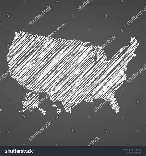 United States Map Sketch: Over 20,324 Royalty-Free Licensable Stock ...