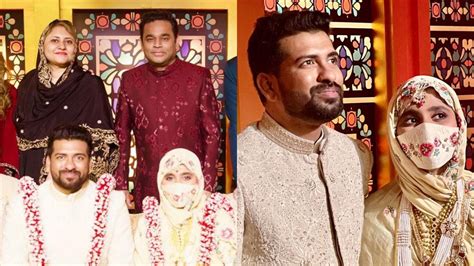 AR Rahman's daughter Khatija gets married: All you need to know about her husband Riyasdeen ...