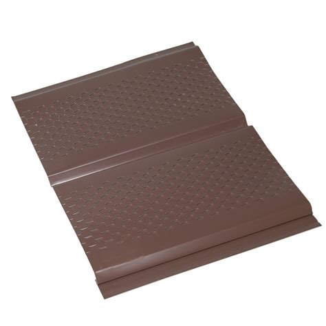 Amerimax 13-in x 144-in Brown Aluminum Vented Soffit at Lowes.com