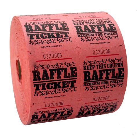 Pink Raffle Tickets | Roll Of 1000 | Raffle tickets, Raffle, Pink tickets