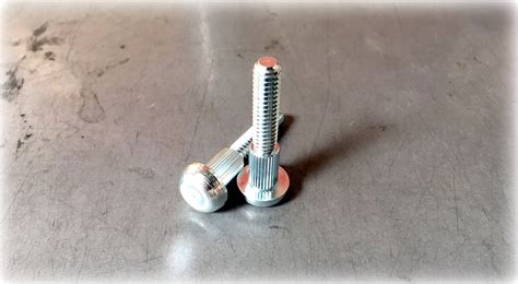 Excellence In Custom Fasteners & Hardware: Custom Knurled Shoulder Bolts - 41L40 Material With ...