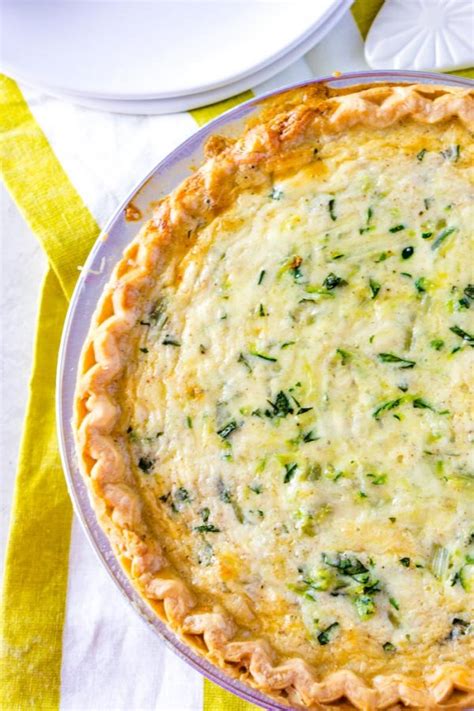 Zucchini Quiche with Basil • Food Folks and Fun