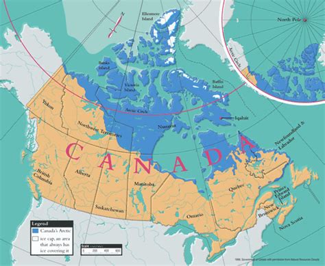 Arctic Ocean Map Arctic Circle and Ice ~ mapinsight