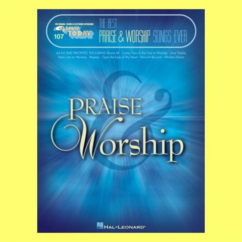 The Best Praise & Worship Songs Ever - EZ Play Piano Volume 107 Songbo ...