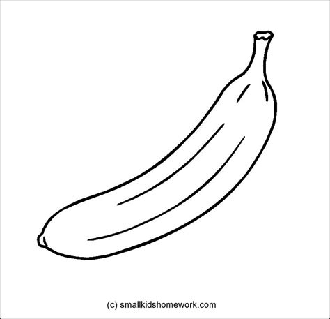 Banana Outline Drawing at GetDrawings | Free download