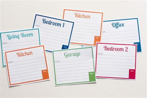 Free Printable Labels For Moving Boxes