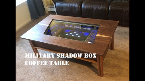 Making a Military Shadow Box Coffee Table - YouTube