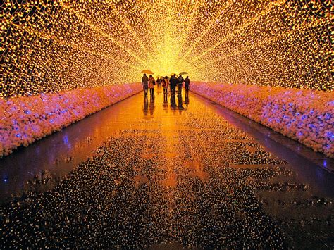 Tunnel of Lights Made of Millions of LEDs in Japan | Bored Panda