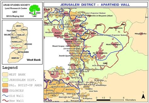 The Segregation Wall plan in Jerusalem district – POICA