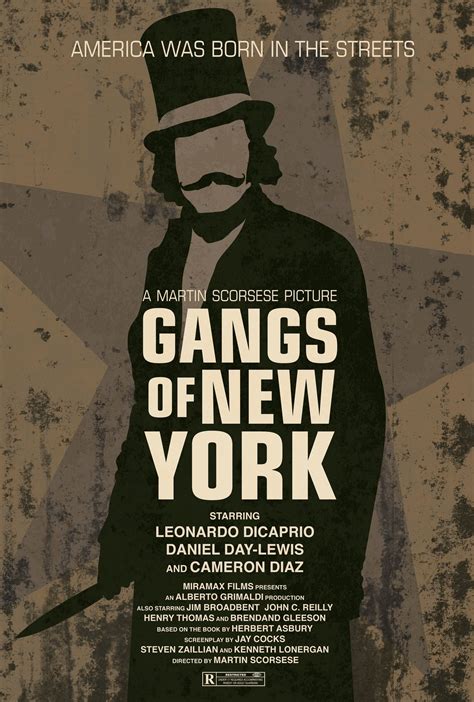 Gangs of New York Movie Poster http://www.flickr.com/photos/79273618@N03/7263874880/sizes/k ...