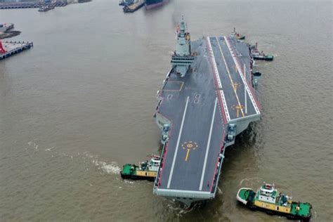 China tests next-generation aircraft carrier