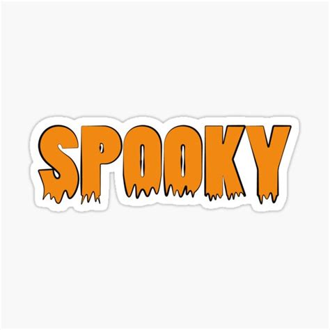 "Spooky Month " Sticker for Sale by manmayacool12 | Redbubble