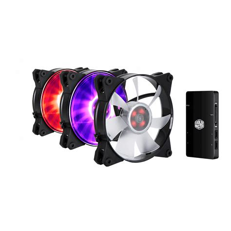 MasterFan Pro 120 Air Flow RGB 3 in 1 with RGB LED Controller | Cooler Master