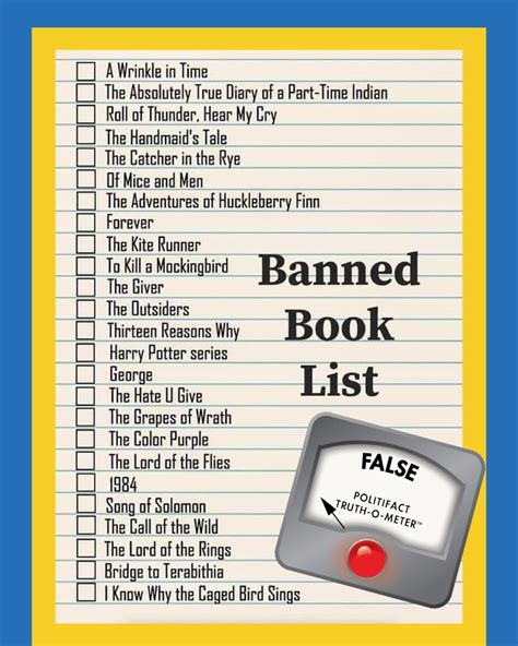 A viral list of ‘banned’ books in Florida is satire - Poynter