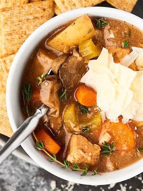 Healthy Turkey Stew Recipe - Made in Slow Cooker