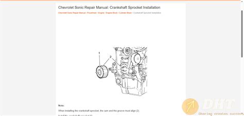 Chevrolet Sonic Owner and Repair Manual | Automotive Software, Repair ...