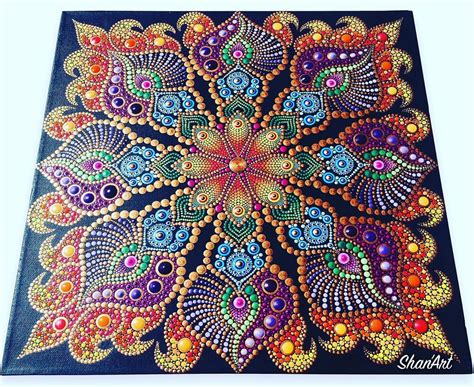 Pin de Coloring Bliss en Mandala | Pintura de puntos, Mandalas originales, Pintura de mandala